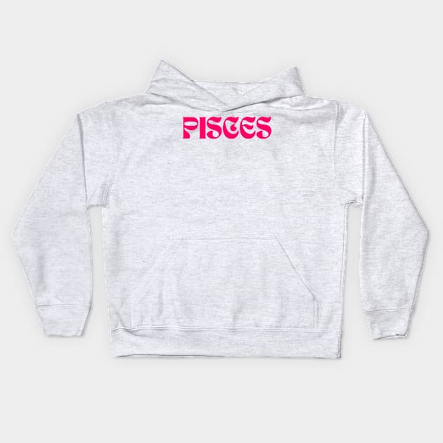 Pisces Kids Hoodie by w3stuostw50th